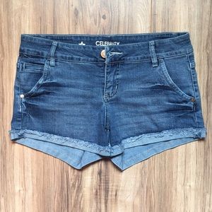 Celebrity Pink Jean Shorts